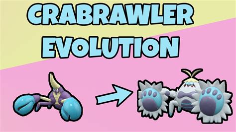 how to evolve crabrawler in pokemon scarlet|How to evolve Crabrawler into Crabominable in Pokémon Scarlet & Violet.
